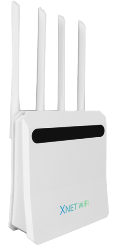 X Pro Router, XNET WiFi’s flagship high-speed wireless internet router.